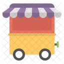 Food Cart Kiosk Icon