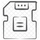Cartao De Memoria Cartao SD Microchip Ícone