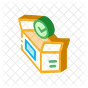 Approved Box Carton Icon