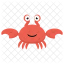 Cartoon Crab  Icon