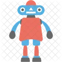 Cartoon Robot  Icon