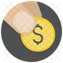 Cash Coin Dollar Icon