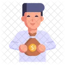 Cash Investor  Icon