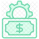 Cash Management Duotone Line Icon Icon