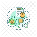 Cash Flow Cash Ratio Management Icon