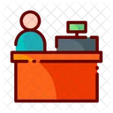 Cashier Cash Counter Counter Icon