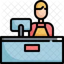 Cashier Cafe Restaurant Icon