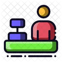 Cashier Shop Clerk Icon