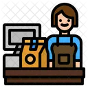 Cashier Commerce Shopping Icon