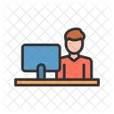 Cashier Customer Service Cash Handling Icon