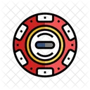 Chip Game Casino Icon