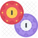 Casino Chips Bandit Icon