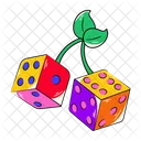 Casino dice  Icono