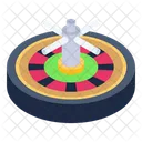 Gambling Casino Roulette Wheel Icon