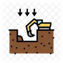 Excavation Pit Building Icon