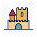 Seashore Sand Building Icon