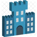 Castle Building Fortress Icon