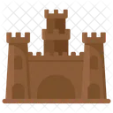 Castle Building Fortress Icon