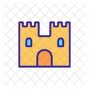 Viking Medieval Castle Icon