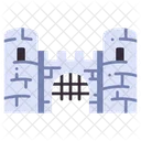 Castle Medieval Gate Icon