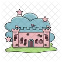 Castle Building Fortress Icon