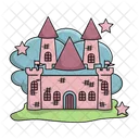 Castle Building Fortress Icon