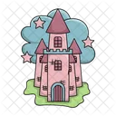 Castle Building Fortress Icon