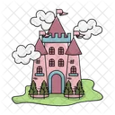 Castle Building Fortress Icon