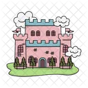 Castle Building Fortress Icon