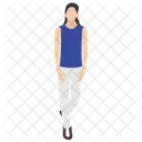 Casual Dresses Woman Icon