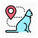 Cat Location Information Icon