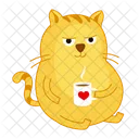 Cat Coffee Cup  Icon