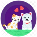 Cat Couple  Icon