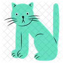 Cat letter N  Icon