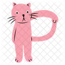 Cat letter P  Icon