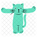 Letter T Cat Icon