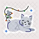 Cat Lights Cute Cat Pet Cat Symbol