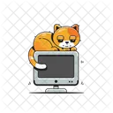 Cat On Pc  Icon