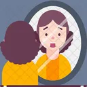 Catoptrophobia Fear Of Mirrors Icon