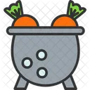 Cauldron Halloween Pot Icon