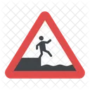 Caution Falling Water  Icon