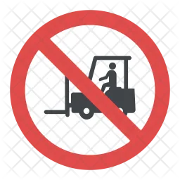 Caution Forklift  Icon