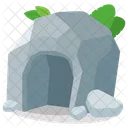 Cave Rocks Mountain Icon