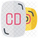 Cd Cover Computer Hardware Computer Component Flat Color Icon 아이콘