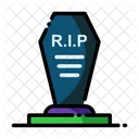 Cemetery Grave Rip Icon