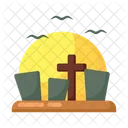 Gravestone Headstone Stone Icon