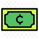 Cent Banknoten Land Symbol