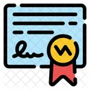 Certificate  Icon