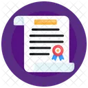 Certificate  Icon