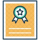 Certificate Certification Education Icon